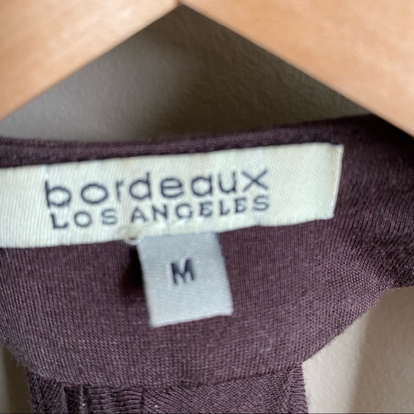 🛍 Bordeaux Los Angeles Blinged out Halter Top - Picture 5 of 8